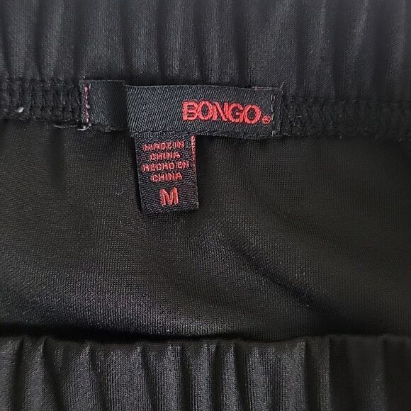 Bongo black flippy hem a-line mini skirt Size  M - Picture 6 of 9